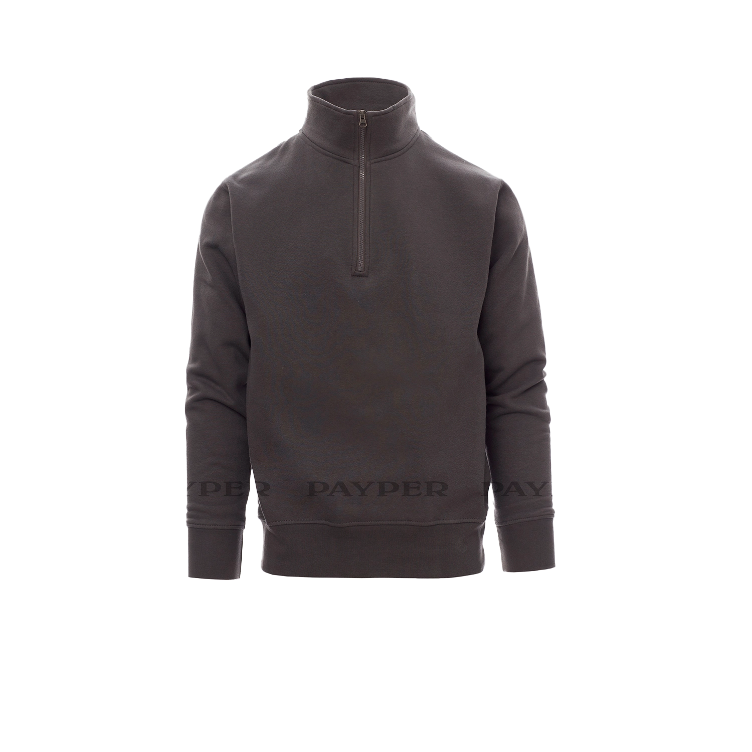 Sweat-shirt à demi-fermeture
