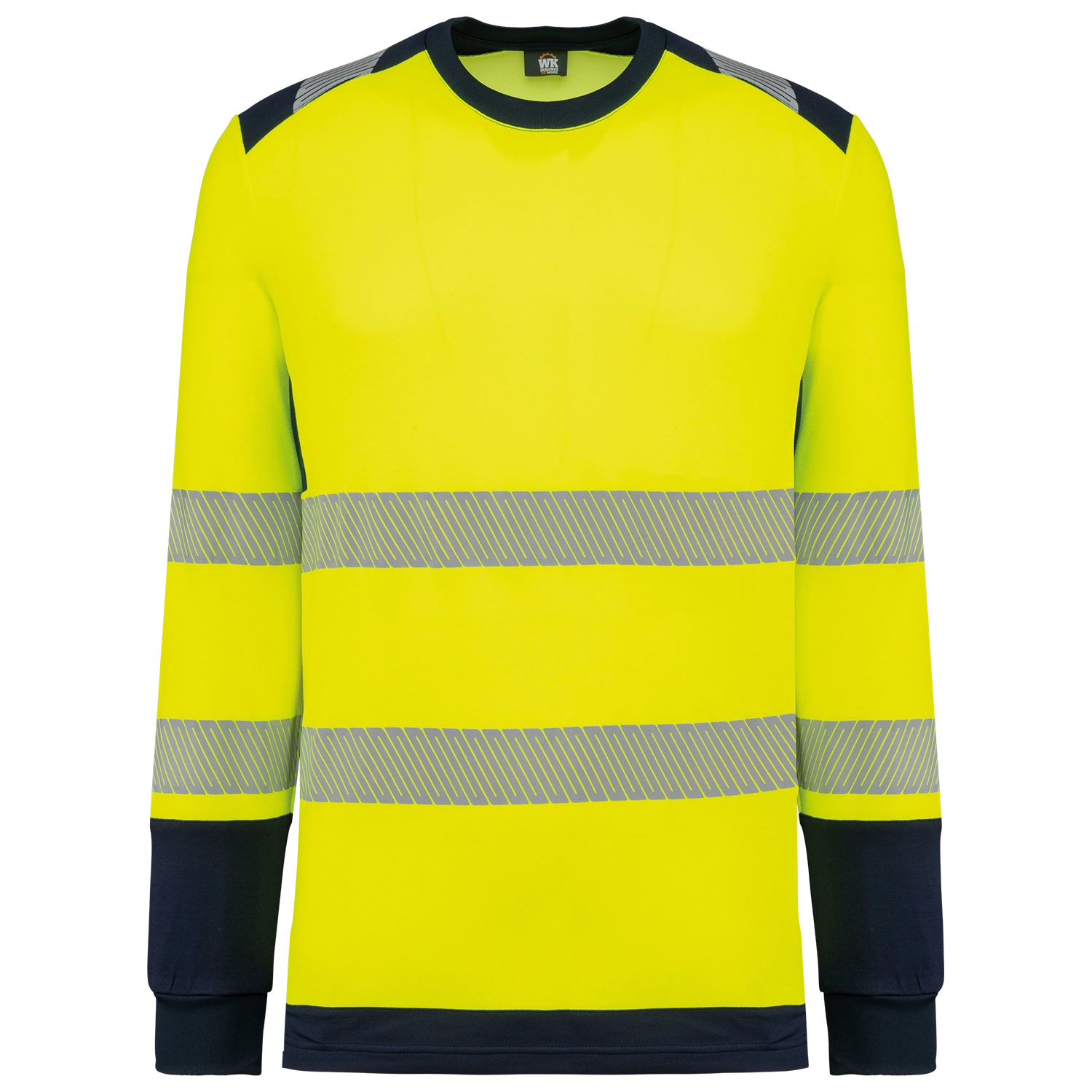 T-shirt de sécurité col rond manches longues unisexe