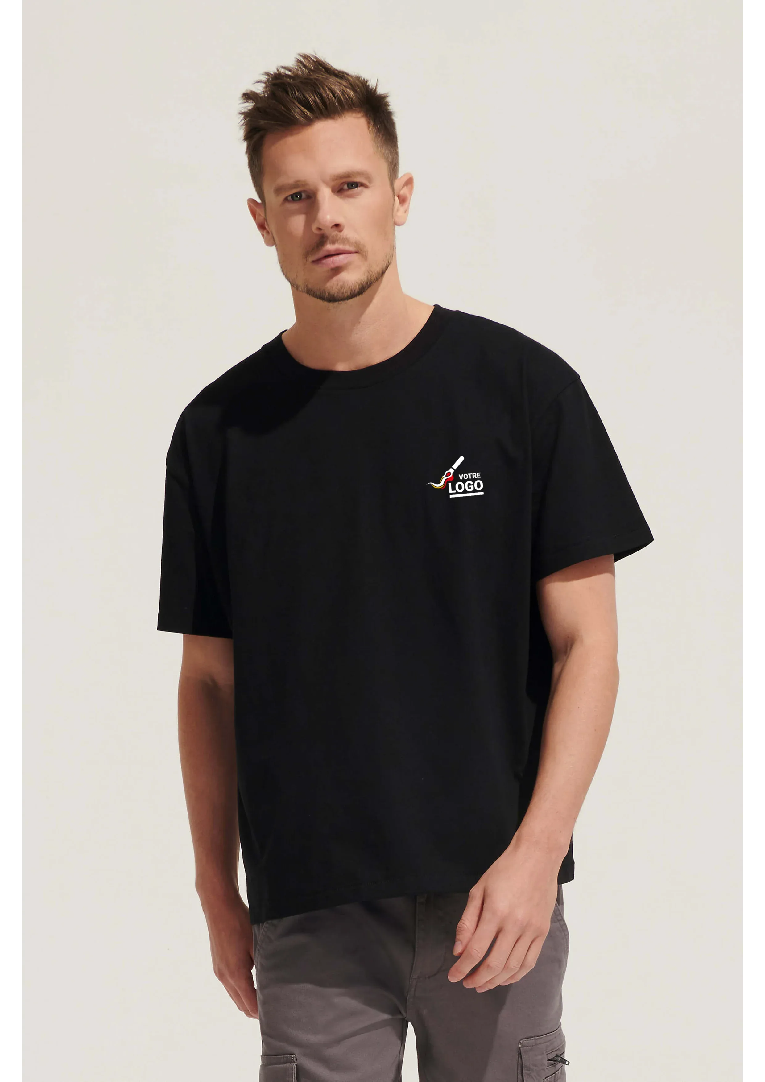 T-shirt Premium oversize unisexe personnalisé
