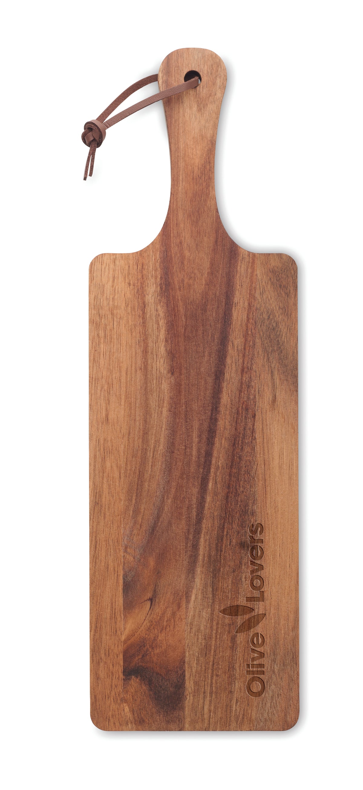 Planche de service en acacia personnalisée