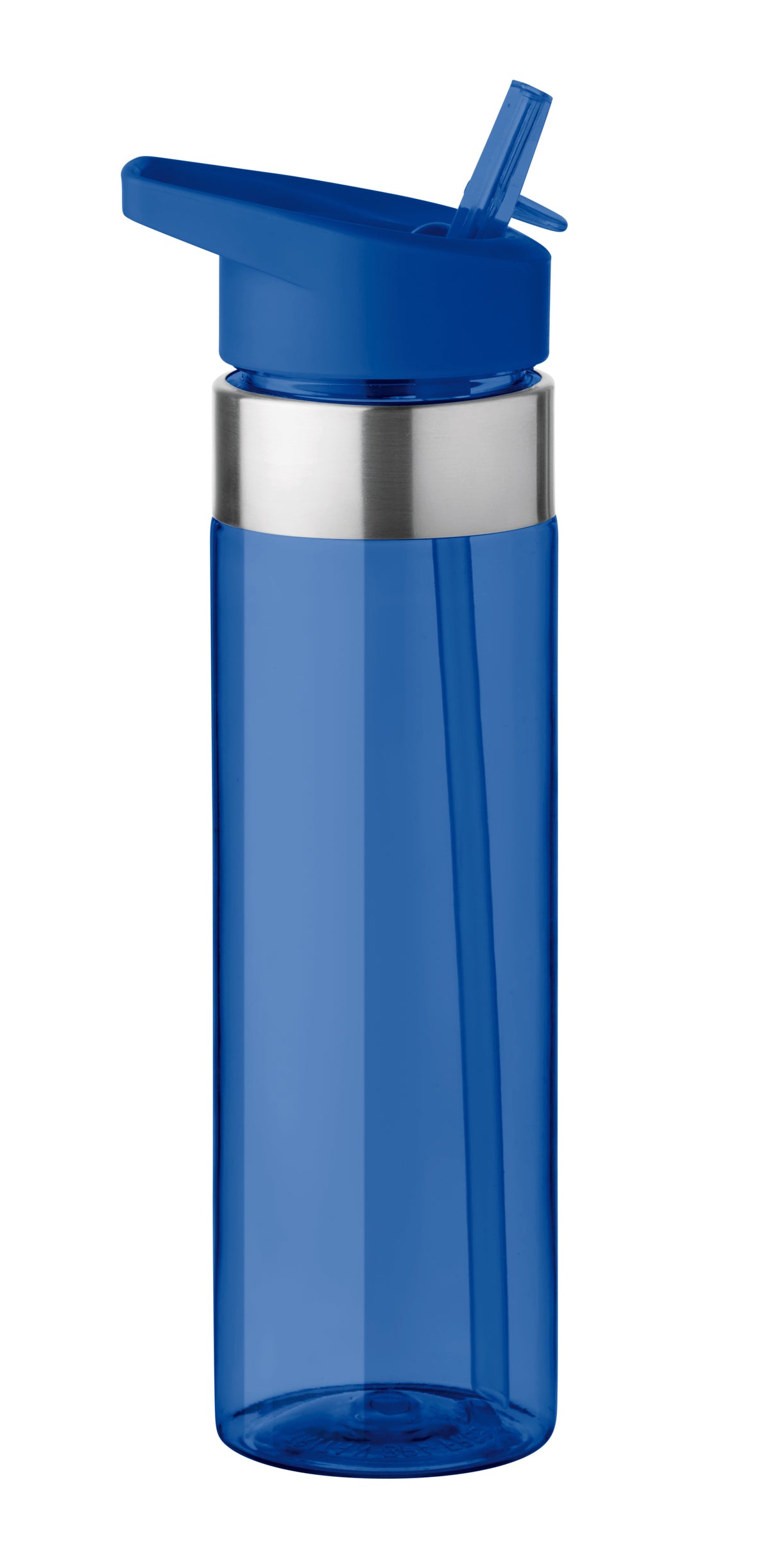 Gourde en tritan 650ml personnalisée, Bleu Transparent