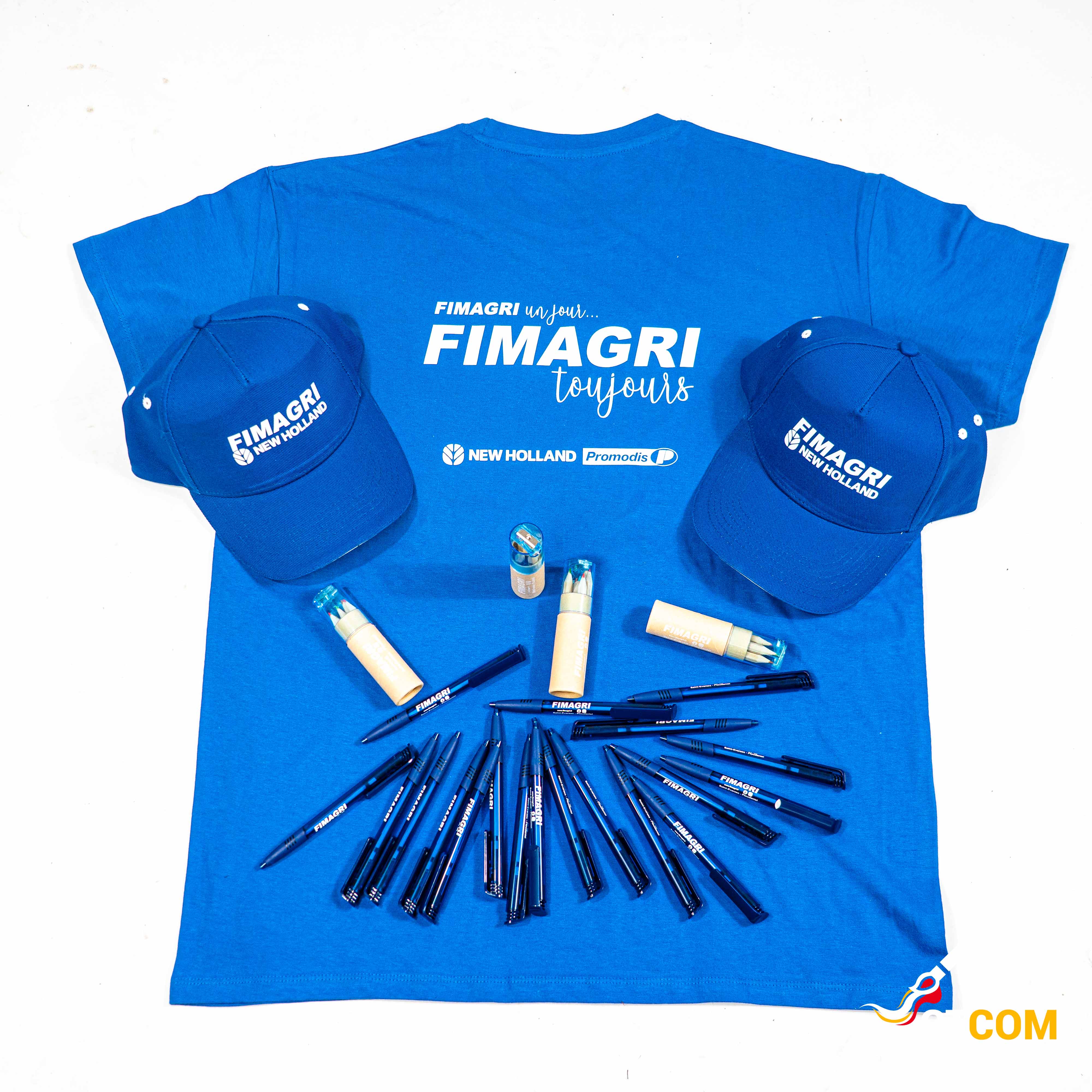 Réalisation textile et objets personnalisés pour FIMAGRI