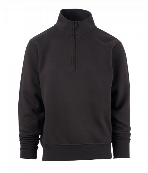 Sweat-shirt à demi-fermeture