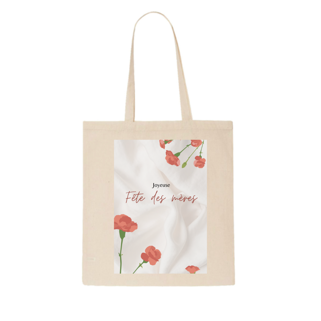 Tote bag - Fête des mères fleurs