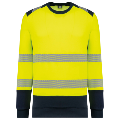 Sweat-shirt de sécurité col rond unisexe
