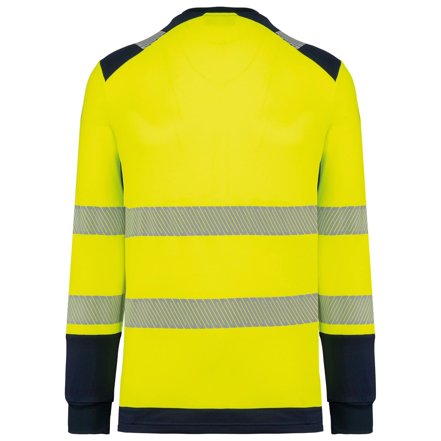 T-shirt de sécurité col rond manches longues unisexe
