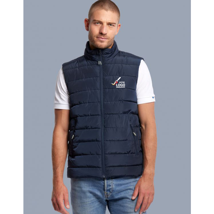 Sleeveless down jacket