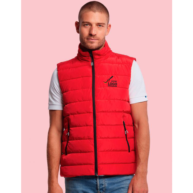 Sleeveless down jacket