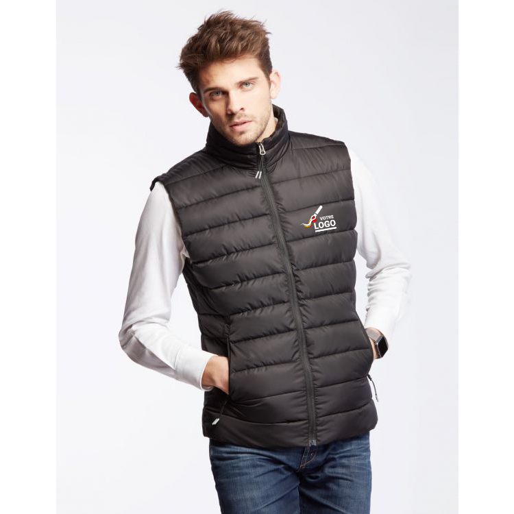 Sleeveless down jacket