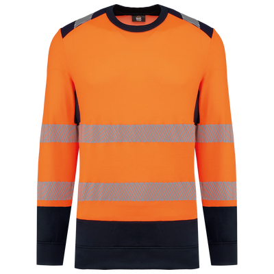 Sweat-shirt de sécurité col rond unisexe