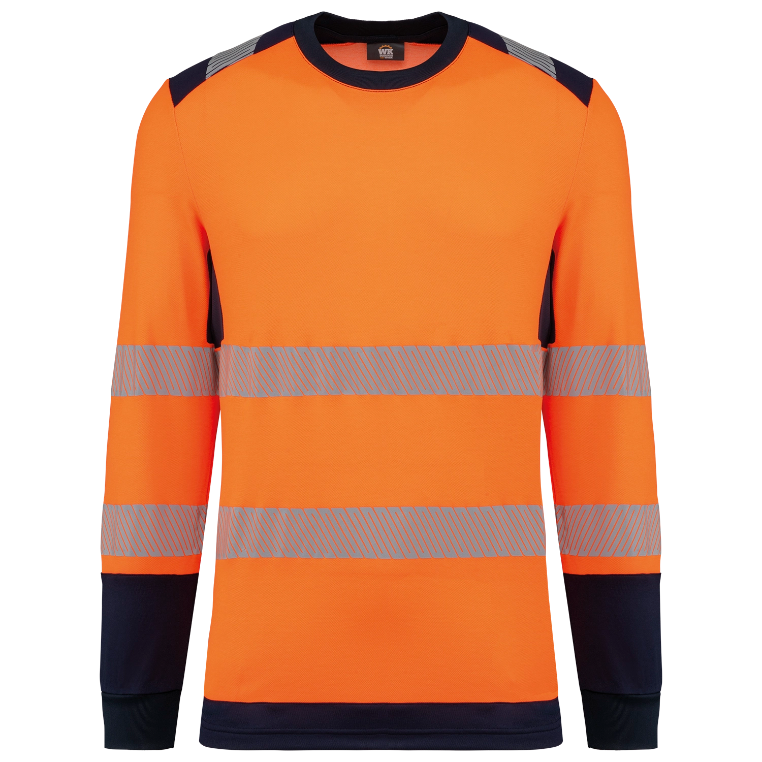 T-shirt de sécurité col rond manches longues unisexe