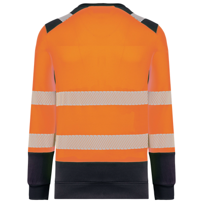 Sweat-shirt de sécurité col rond unisexe
