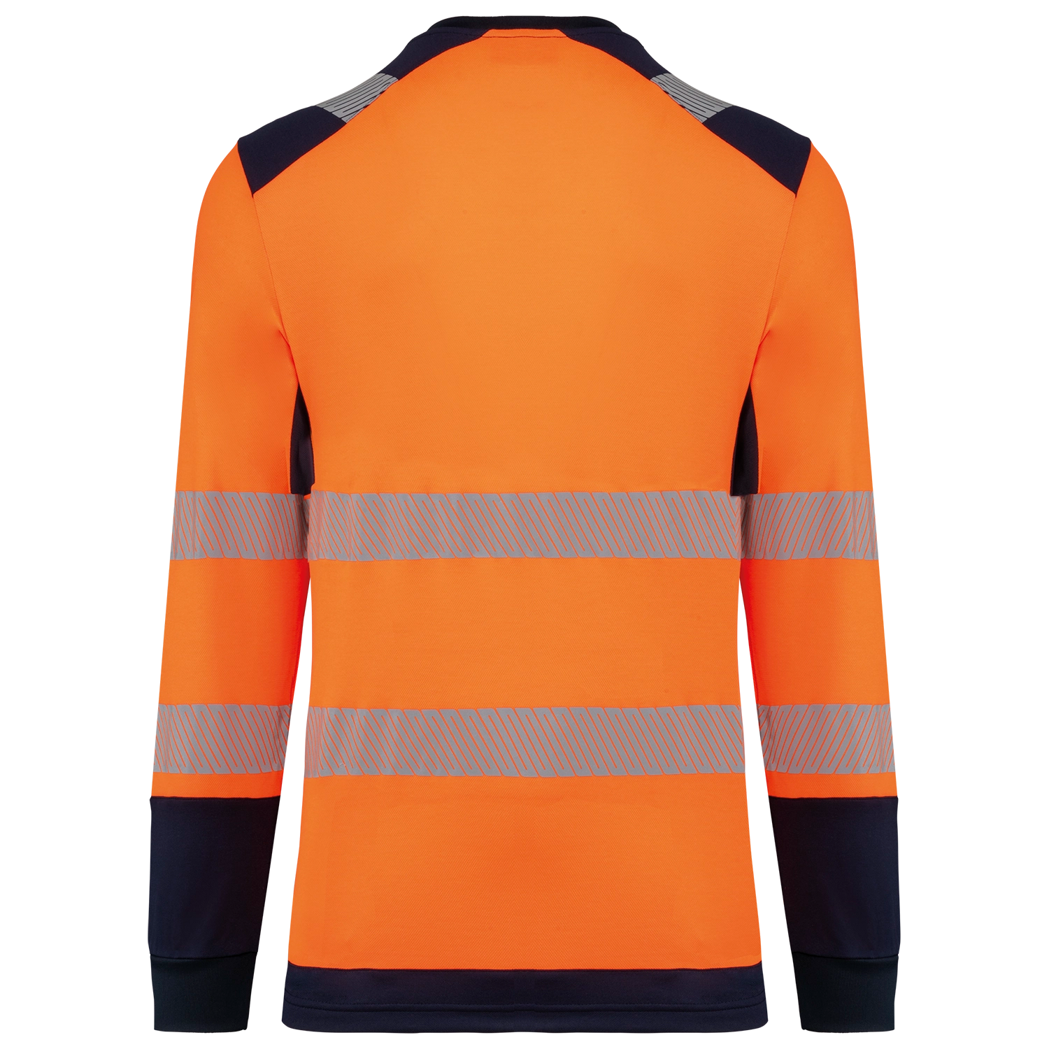 T-shirt de sécurité col rond manches longues unisexe
