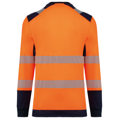 T-shirt de sécurité col rond manches longues unisexe
