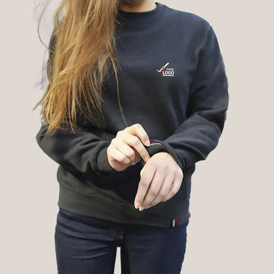 Sweat col rond Made In France personnalisé