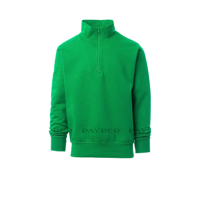 Sweat-shirt à demi-fermeture