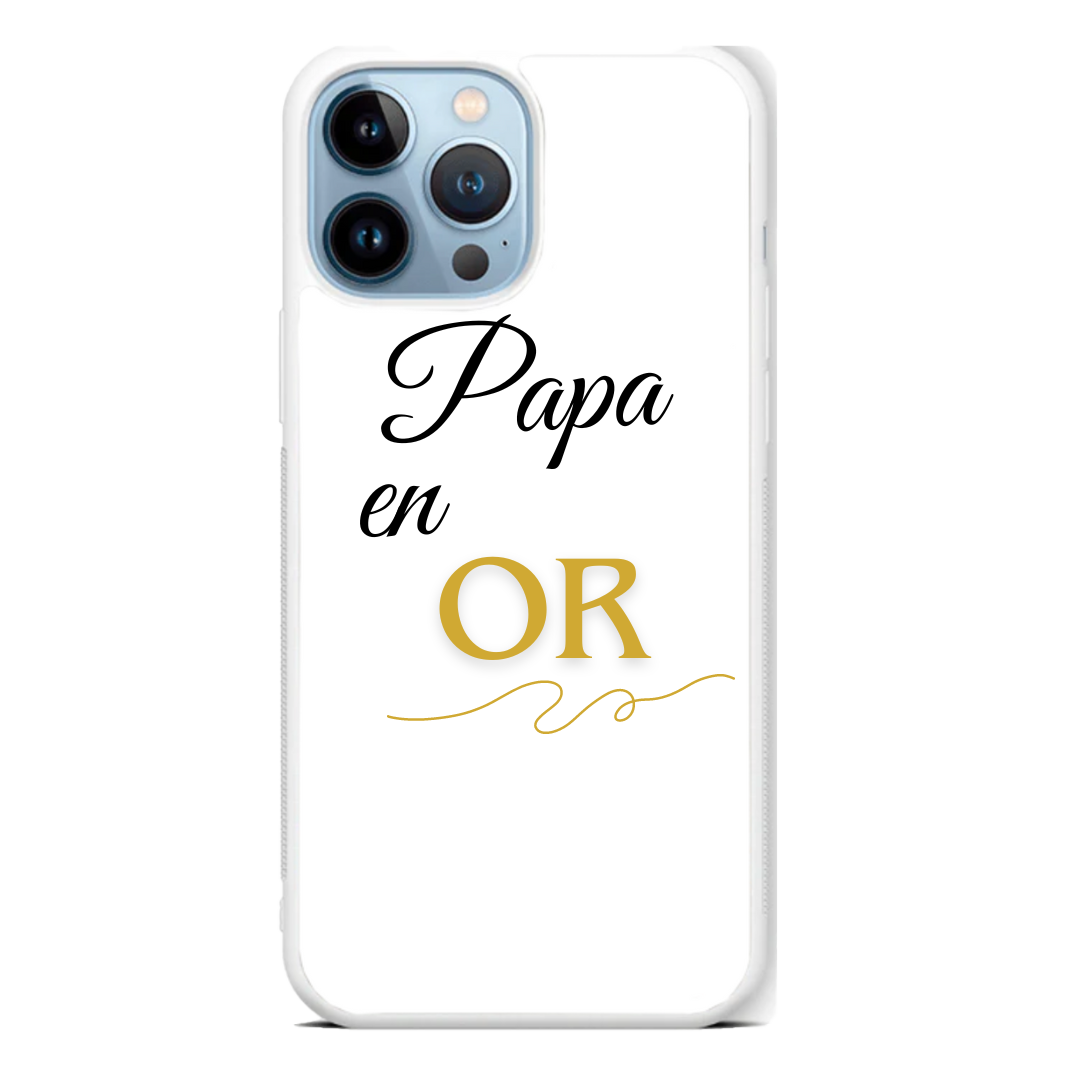 Coque de téléphone - Papa en or