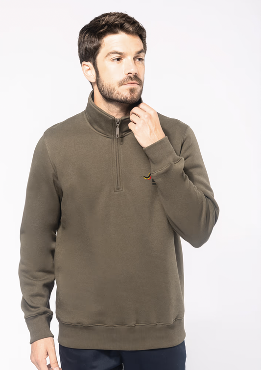 Sweat demi-zip KARIBAN HOMME