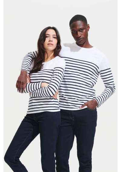 T-shirt Premium marinière personnalisé homme