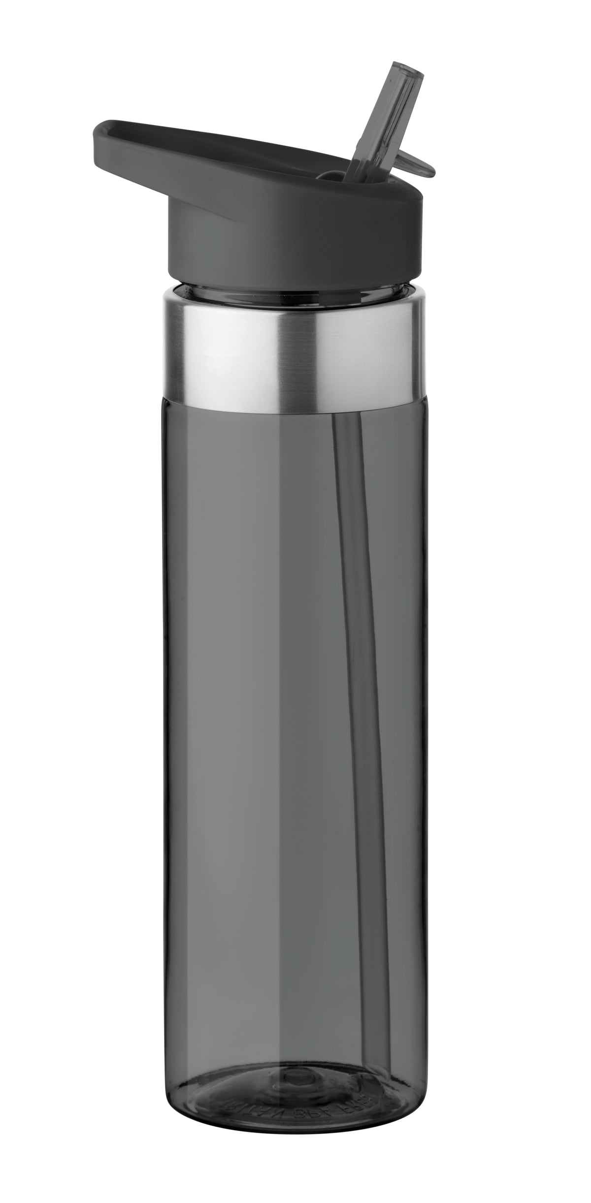 Gourde en tritan 650ml personnalisée, Gris Transparent