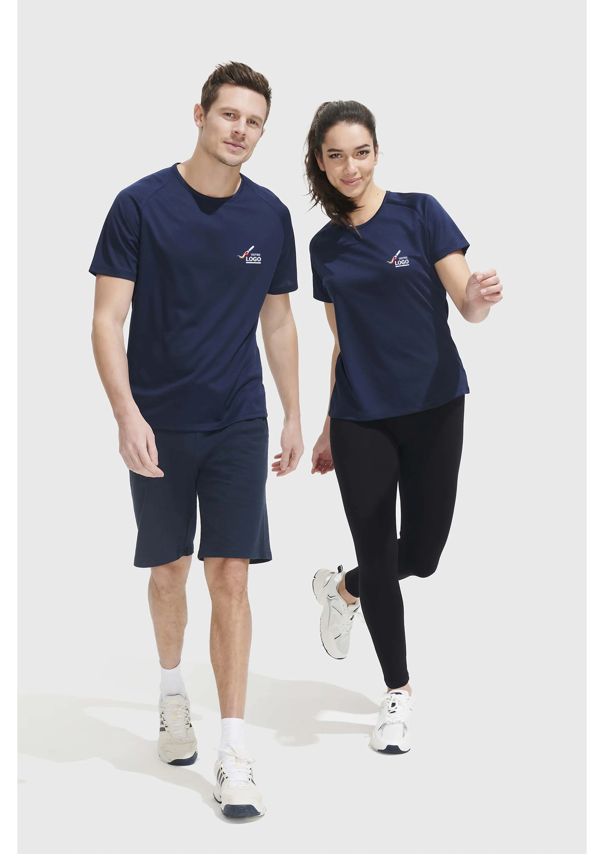 T-shirt sport personnalisé Dry Fit unisexe