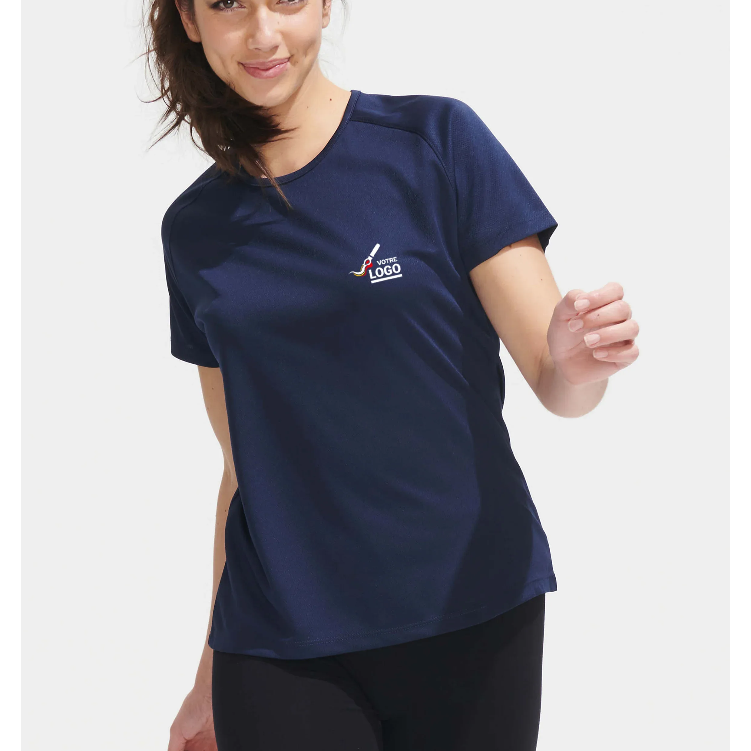 T-shirt Standard sport Dry Fit personnalisé femme