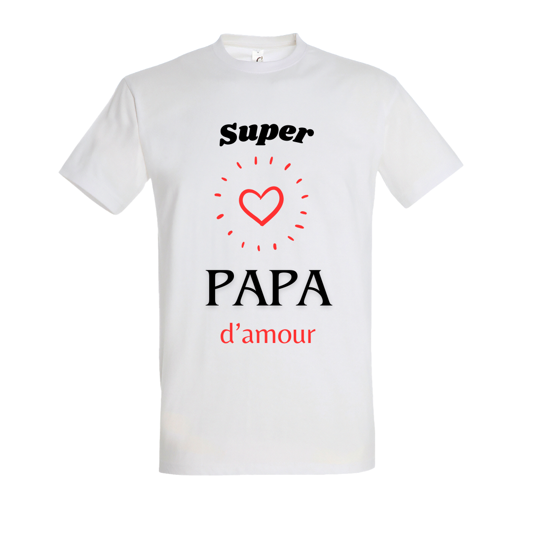 T-shirt - Super Dad of love