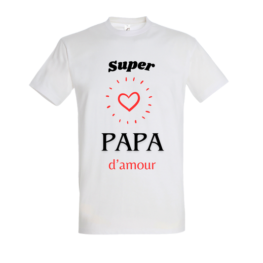 T-shirt - Super Papa d'amour